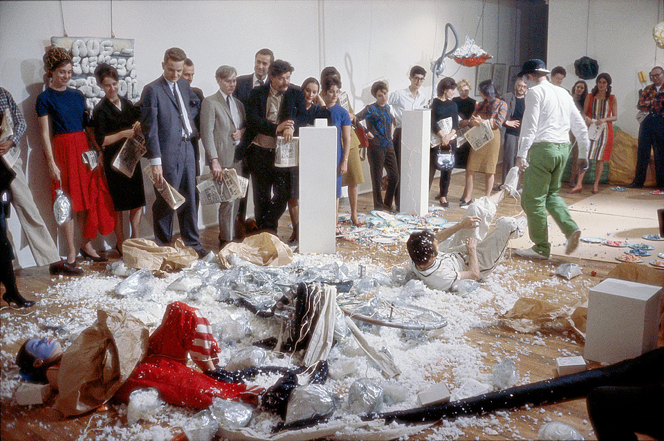 Lucas Samaras and Claes Oldenburg in Sports, 1962